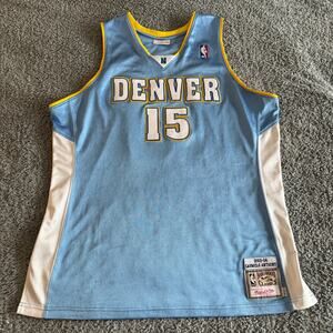 100% Authentic Mitchell & Ness Carmelo Anthony NBA Denver Nuggets Jersey 48-XL